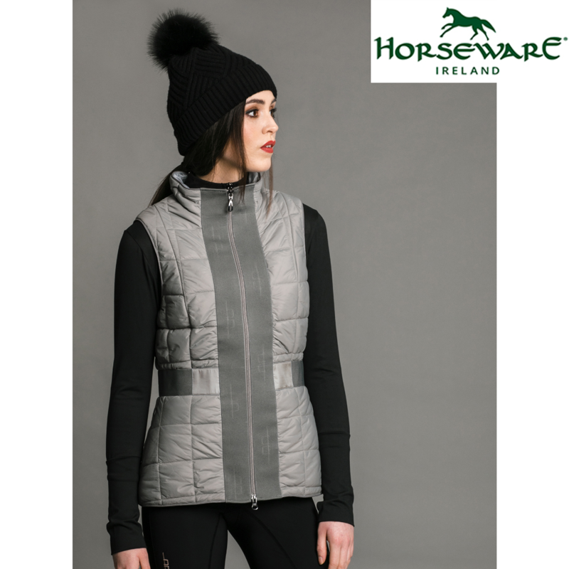 Horseware Insula Quilted Vest - Grey-1